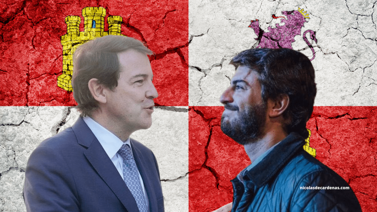 Alfonso Fernández Mañueco (PP) y Juan García Gallardo (Vox).